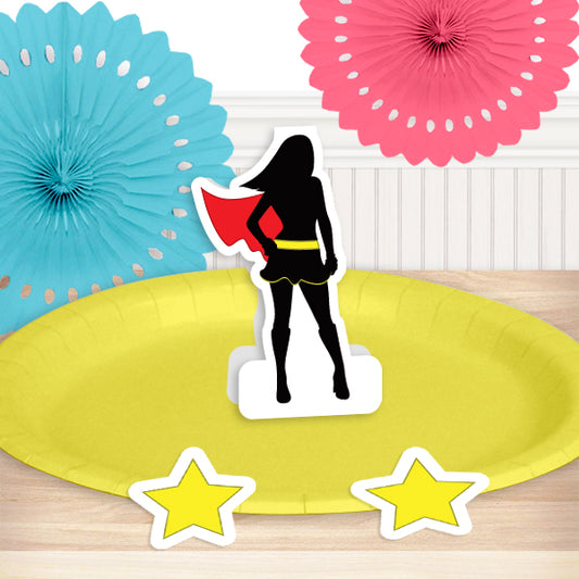 Birthday Direct's Super Hero Girl Party DIY Table Decoration