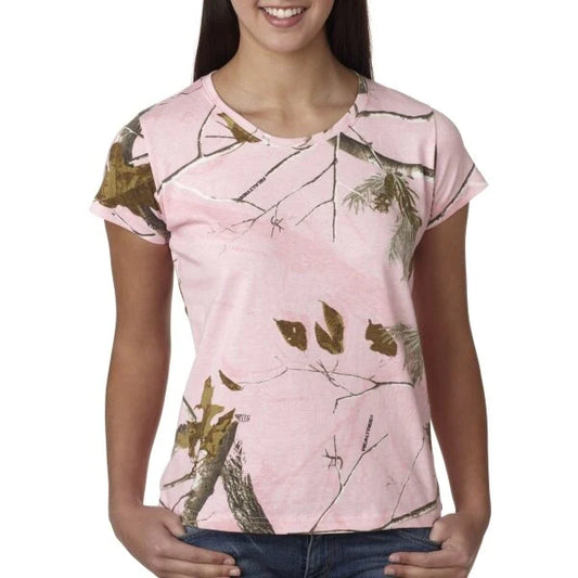 Camouflage Woodland Realtree Pink Camo T-Shirt (Small), dress-up, each