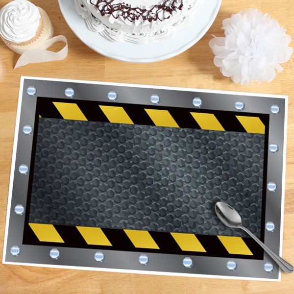 Construction Zone Party Placemats, 4 ct, Birthday Direct BirthdayDirect