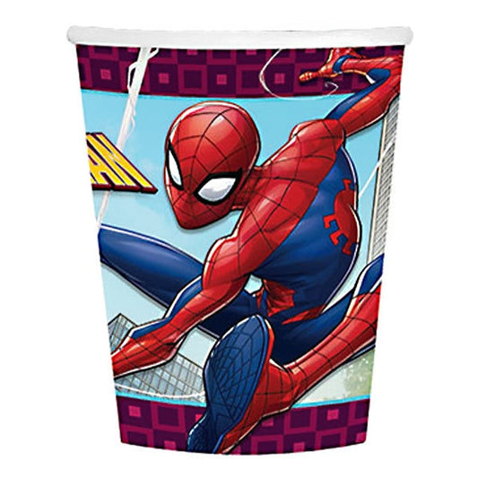 Spider-Man Webbed Wonder Cups, 9 oz, 8 ct