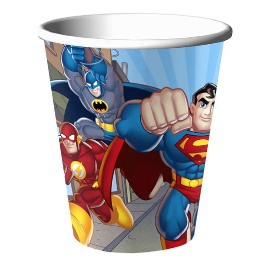 DC Comics Super Friends Cups, 9 oz, 8 ct
