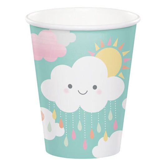 Sunshine and Clouds Cups, 9 oz, 8 ct