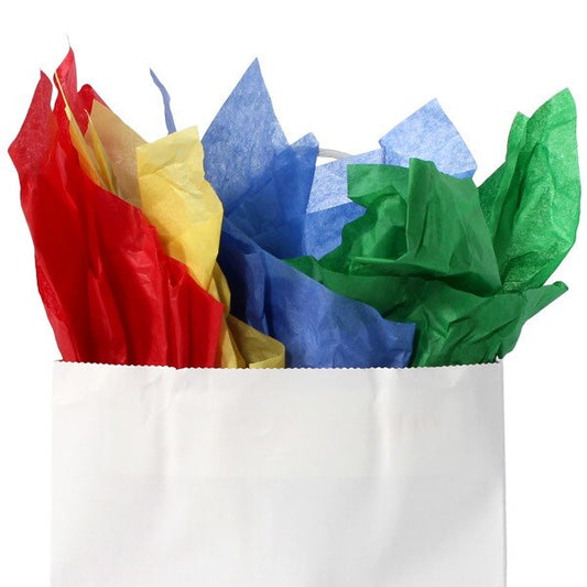 Primary Color Mix Tissue Paper, 20 inch, set of 20