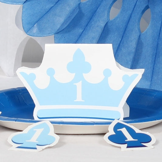 Birthday Direct's Little Prince 1st Birthday DIY Table Decoration