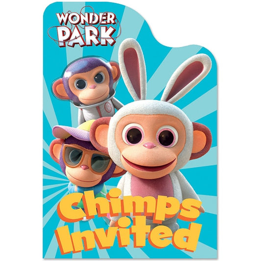 Wonder Park Invitations, Fill In with Envelopes, 6.25 x 4.25 in, 8 ct