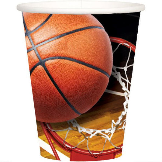 Basketball Goal Cups, 9 oz, 8 ct