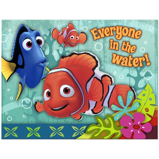 Finding Nemo Party Invitations, Fill In with Envelopes, 4 x 5 in, 8 ct