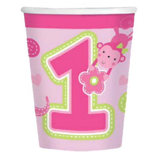 One Wild Girl Cups, 9 oz, 8 ct