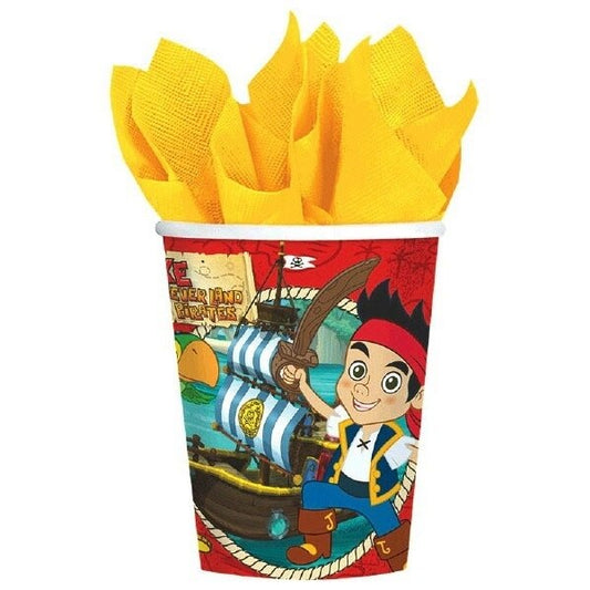 Jake and the Never Land Pirates Cups, 9 oz, 8 ct