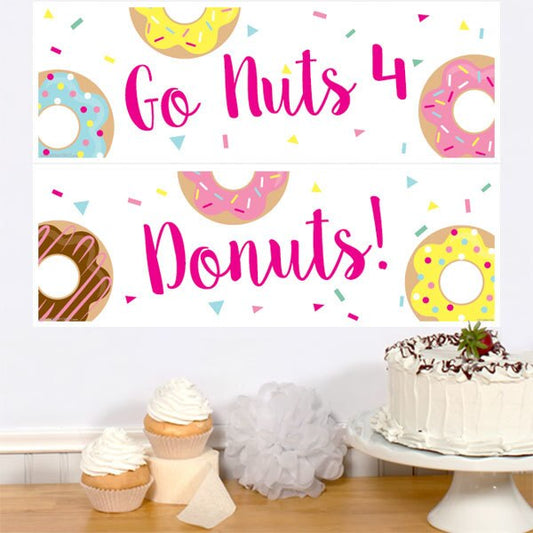 Birthday Direct's Donut Party Two Piece Banners