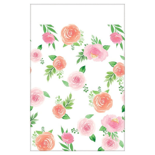 Floral Baby Table Cover, 54 x 102 inch