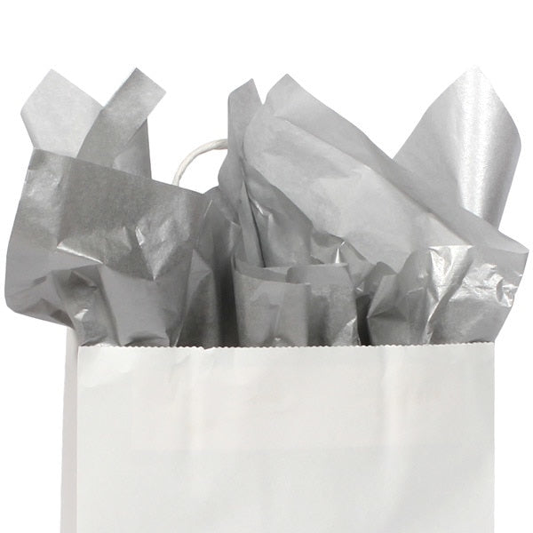 Silver Tissue Paper Sheets
