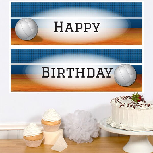 Birthday Direct's Volleyball Birthday Two Piece Banners