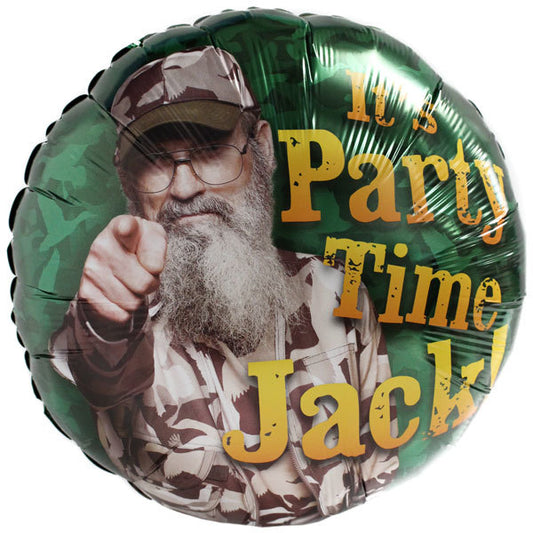 Duck Dynasty Party Time Foil Balloon, 18 inch, each