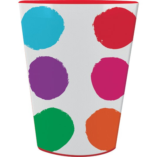 Art Party Plastic Favor Cups, 16 ounce, set of 6