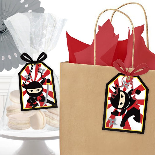 Birthday Direct's Little Ninja Party Favor Tags