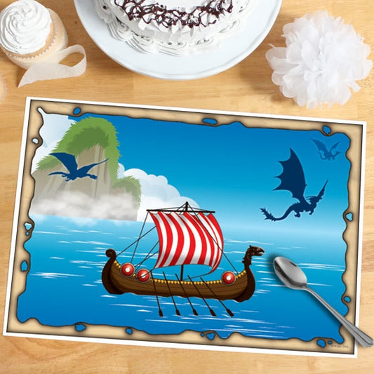 Dragon Trainer Party Placemat, 8.5x11 Printable PDF Digital Download by Birthday Direct