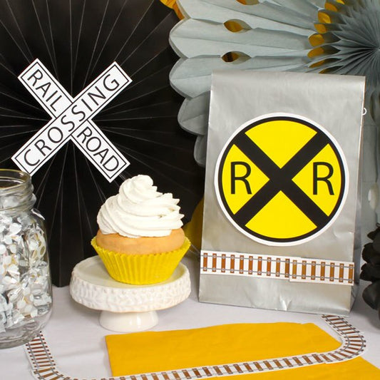 Birthday Direct's Railroad Crossing Party Cutouts