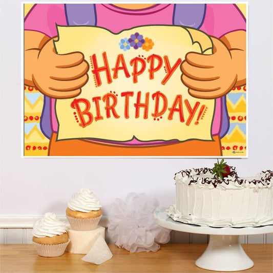 Explorer Girl Birthday Sign, 8.5x11 Printable PDF Digital Download by Birthday Direct