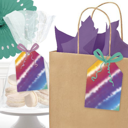 Birthday Direct's Tie Dye Party Favor Tags