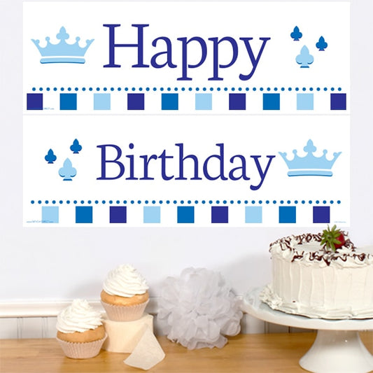 Birthday Direct's Little Prince Birthday Two Piece Banners