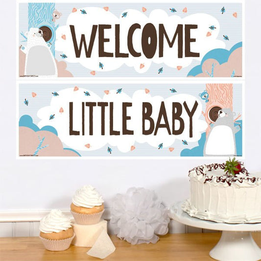 Birthday Direct's Bear Baby Shower Two Piece Banners
