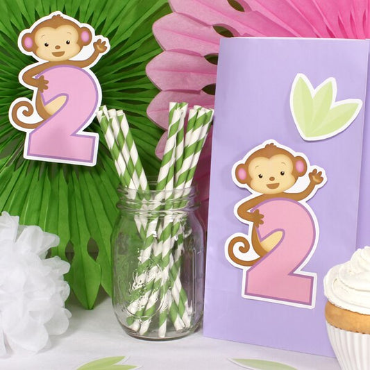 Birthday Direct's Little Monkey 2nd Birthday Cutouts