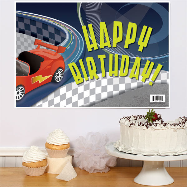 Daring Cars Birthday Sign, 8.5x11 Printable PDF Digital Download by Birthday Direct