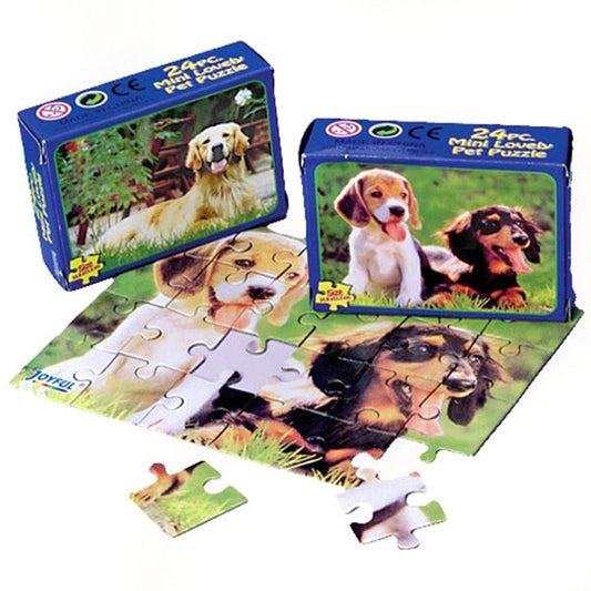 Dog Mini Jigsaw Puzzles 12 count