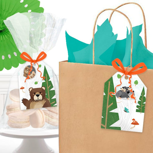 Birthday Direct's Wild Woodland Baby Shower Favor Tags
