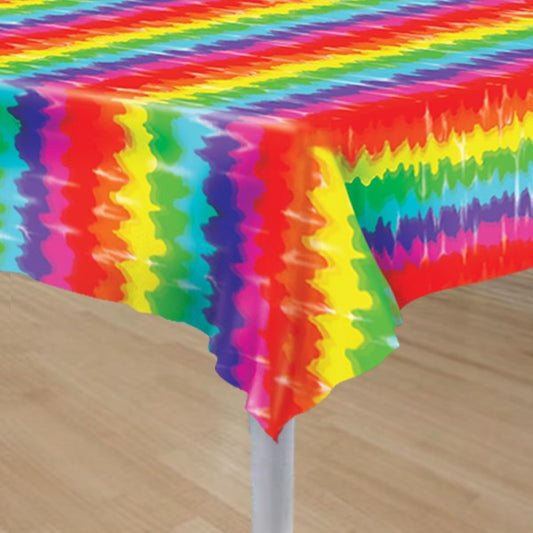 Tie-Dyed Table Cover, 54 x 108 inch