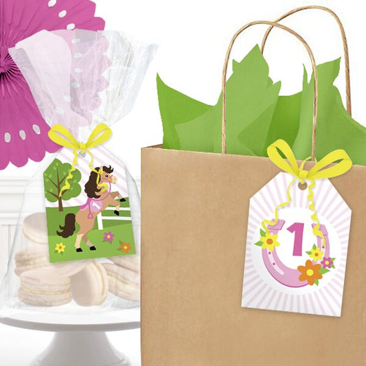 Birthday Direct's Little Pony 1st Birthday Favor Tags