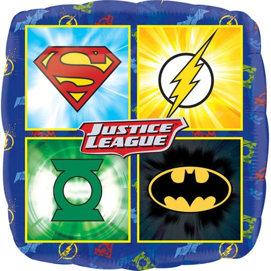 DC Comics Justice League Icons Foil Balloon, 18 inch, each