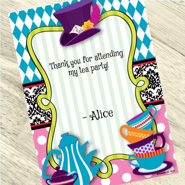 mad-hatter-tea-party-thank-you-5x7-in-editable-digital-template-by-birthday-direct-birthdaydirect for Template Free Tea Party Printables Mad Hatter Tea Party Thank You, 5x7-in, Editable Digital Template by Birthday Direct – BirthdayDirect for Template Free Tea Party Printables