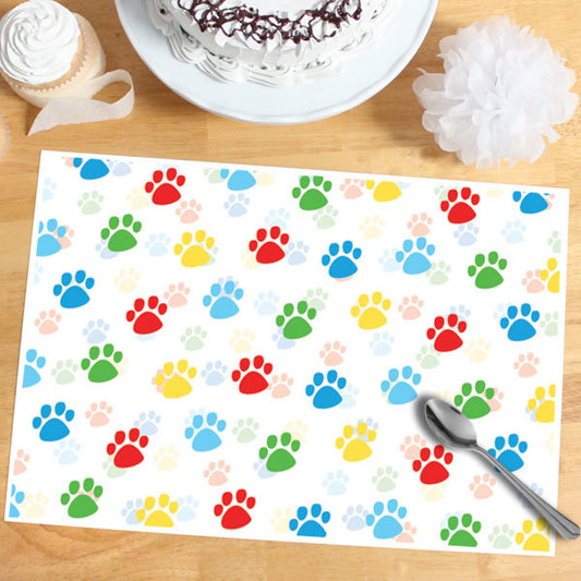 Dog Party Placemat, 8.5x11 Printable PDF Digital Download by Birthday Direct