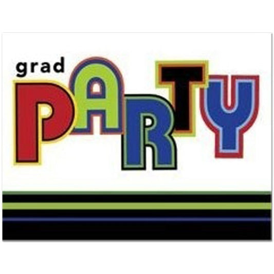 Graduation Party Invitations, Fill In with Envelopes, 4 x 5 in, 8 ct