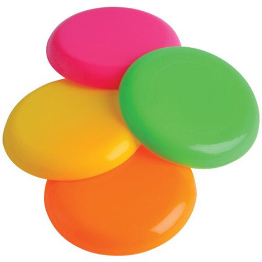 Neon Flying Saucers, 3.4 inch, set of 12