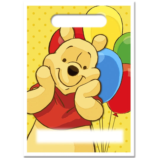 Winnie the Pooh Treat Bags, 6.5 x 9 inch, 8 count