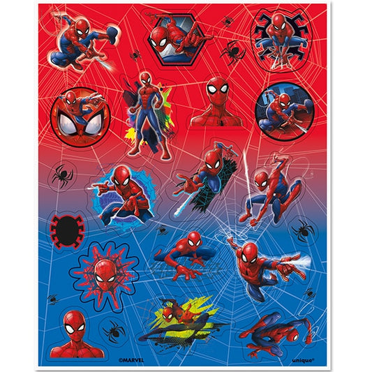 Spider-Man Sticker Sheets, set, 4 count