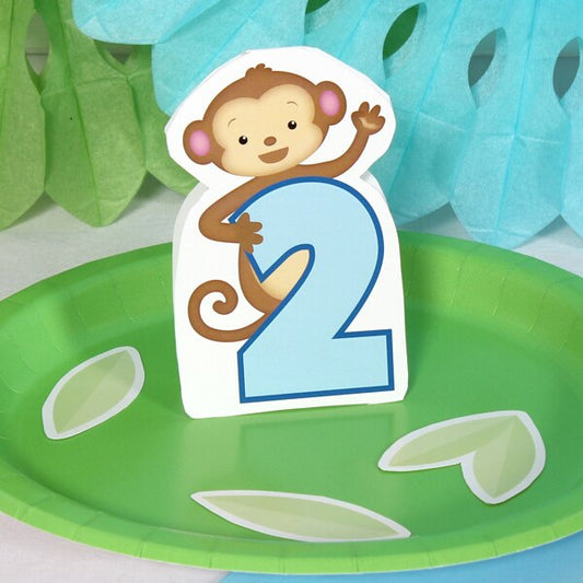 Birthday Direct's Little Monkey 2nd Birthday DIY Table Decoration