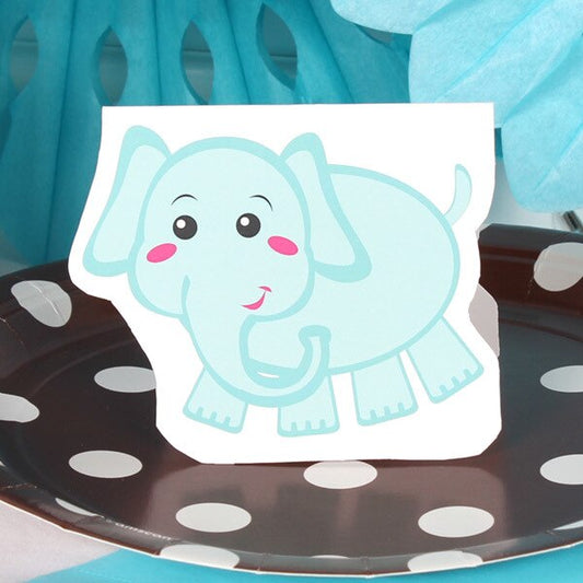 Birthday Direct's Elephant Dots Baby Shower Blue DIY Table Decoration