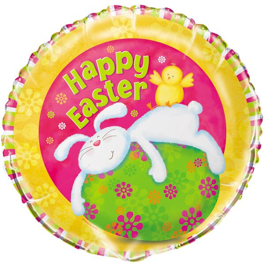 Easter Bunny Pals Foil Balloon, 18 inch, each