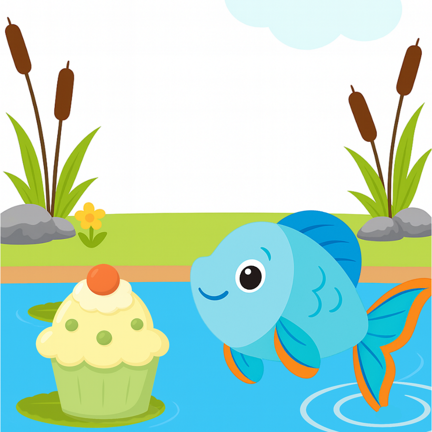Pond Pals Ripples the Fish Printable Party Decorations