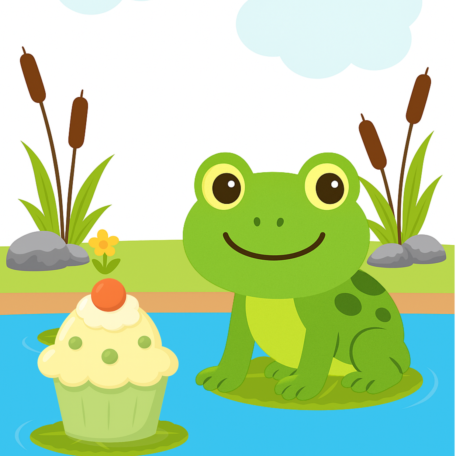 Pond Pals Hopper the Frog Printable Party Decorations