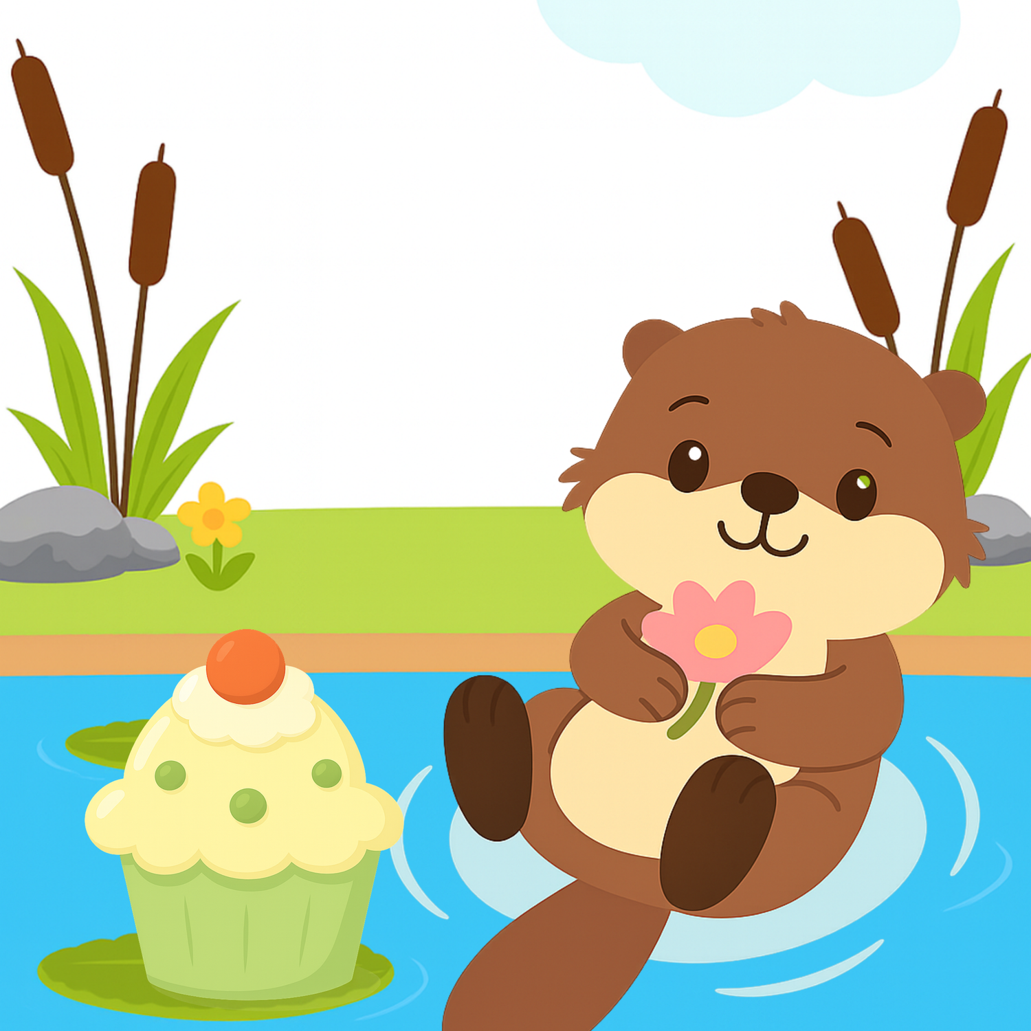 Pond Pals Splat the Otter Printable Party Decorations