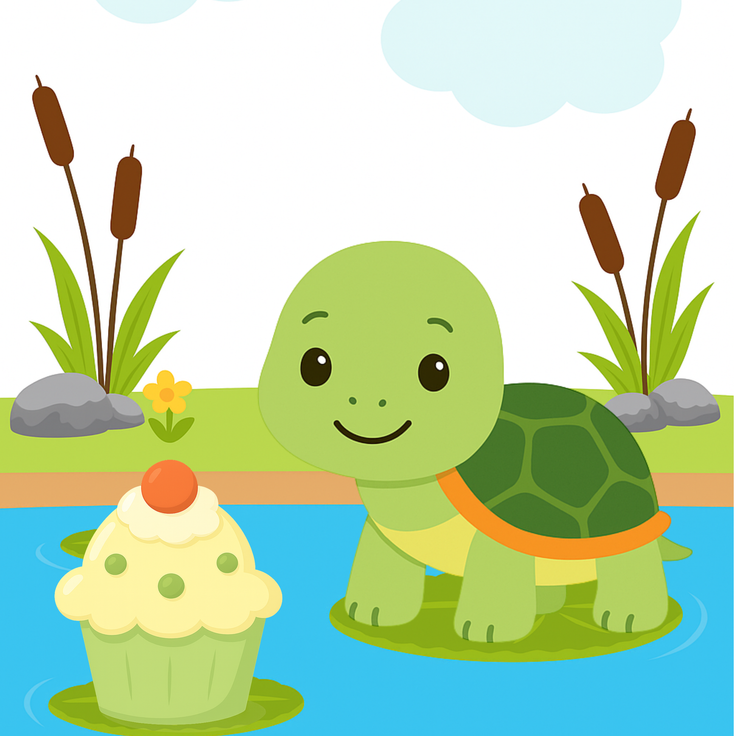 Pond Pals Sunny the Turtle Printable Party Decorations