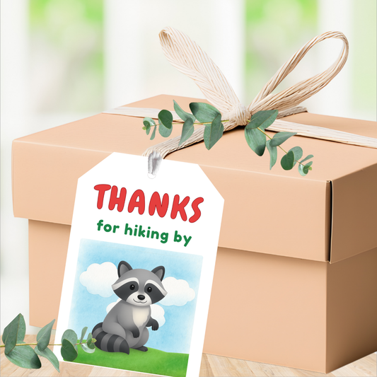 Forest Friends Favor Tags – Printable Gift Tags