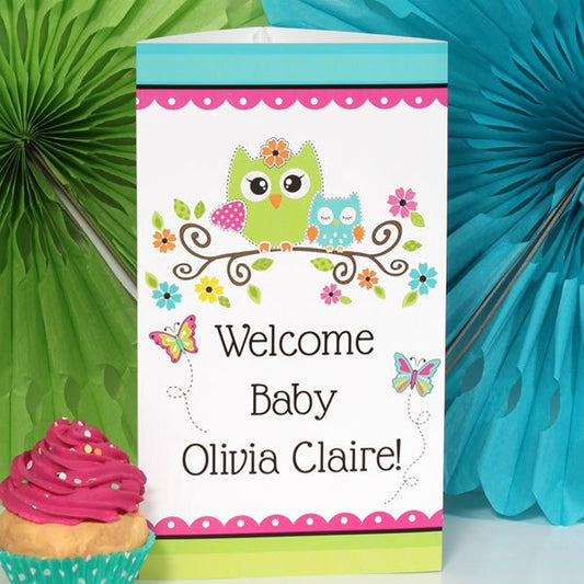 Birthday Direct's Little Owl Baby Shower Custom Centerpiece