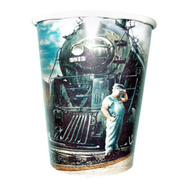 Train Party Cups, 9 oz, 8 ct