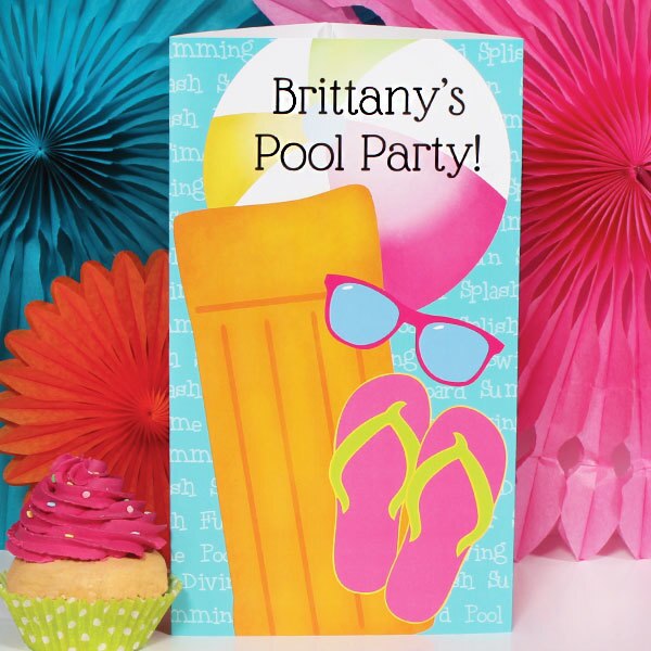 Birthday Direct's Summer Pool Party Custom Centerpiece